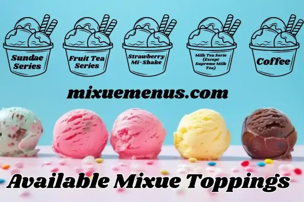 Mixue Menu Singapore - Updated Price List 2025 24 Available Mixue Toppings