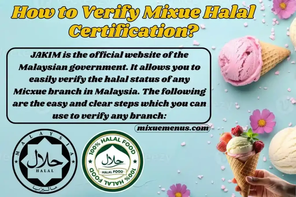 How to Verify Mixue Halal Certification