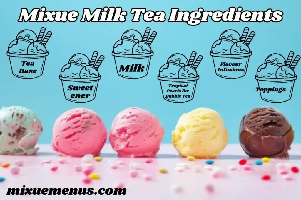 Mixue Milk Tea Ingredients